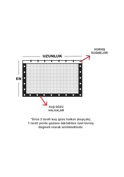 1,3x2 Siyah Kuş Filesi Balkon Perdesi Hazır Kopçalı Ve Korniş Düğmeli Kedi Koruma Ağı Dolu Filesi Misina File Kuş Önleme Filesi Balkon Koruma Ağı