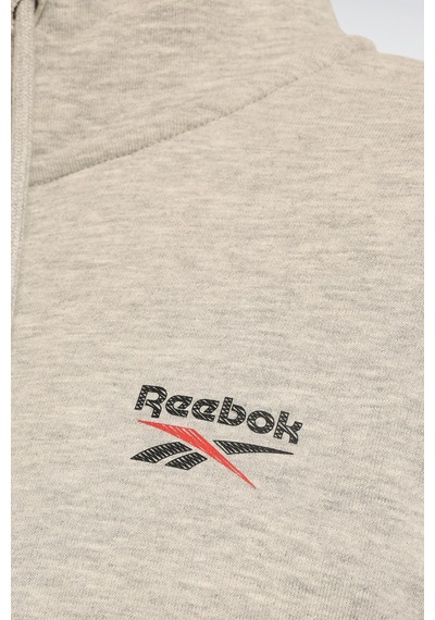 Reebok New Id Reg Fz Gri Erkek Eşofman Üstü 000000000102055716 Gri-kırmızı Gri - Kırmızı