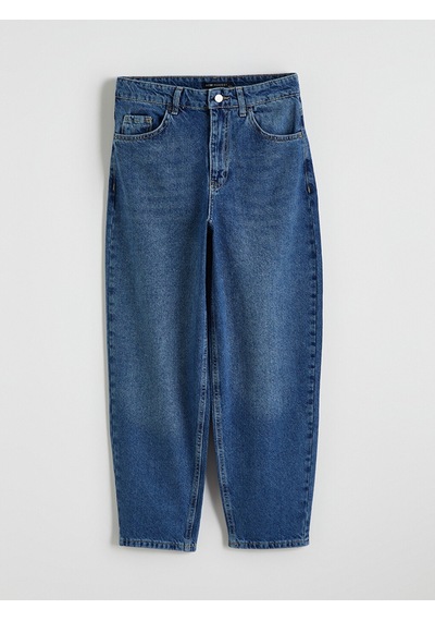 Lcw Modest İndigo Barrel Fit Kadın Jean Pantolon