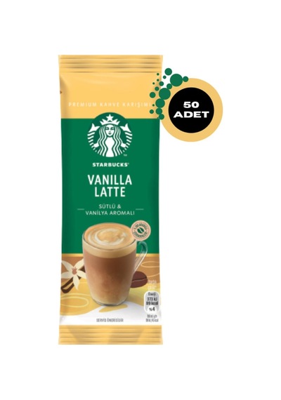 Starbucks Vanilla Latte Premium Kahve Karışımı 50 x 21.5 G