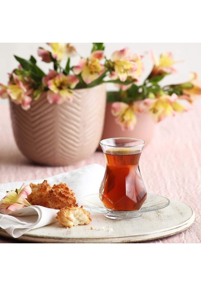 Alya 12'li Çay Seti, Lv-alyas1, Lv-alyas112 Adet 1'li Paket , Şeffaf Diğer