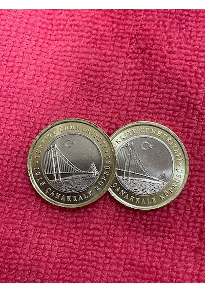 ÇANAKKALE 1915 KÖPRÜ HATIRA PARA SET