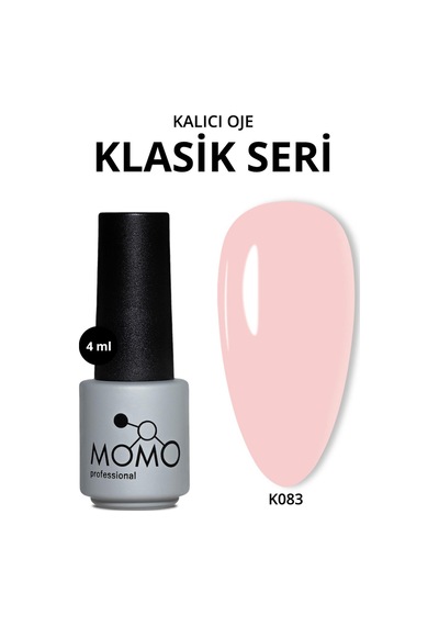 Momo Professional Kalıcı Oje K083 Pembe Ten Rengi 4 Ml