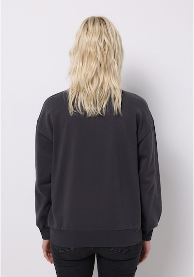 Colin's Colins Regular Fit Yuvarlak Yaka Baskılı Kadın Antrasit Sweatshirt Cl1075943 Q1.v2 Ant Antrasit