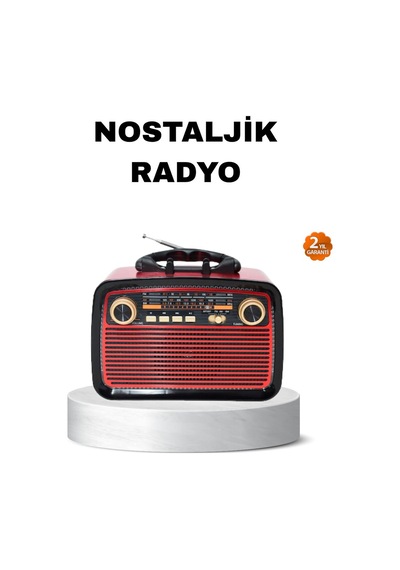 Bluetooth Lu Led Işıklı Nostaljik Müzik Kutusu Ahşap Dokulu Vintage Tasarım Ve Yüksek Ses Kalitesi