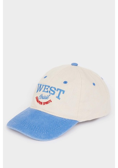 DeFacto Erkek Çocuk Nakışlı Jean Cap Şapka D8391A825SMBE2 DeFacto Erkek Çocuk Nakışlı Jean Cap Şapka D8391A825SMBE2