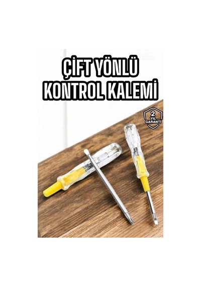 Bay Kontrol Kalemi Nikel Kaplama Çift Başlıklı Test Cihazı Najmaddin
