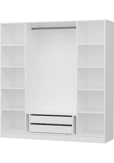 Minar Kale 180cm Giyinme Dolabı Beyaz - 190cm