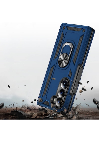 Zore Galaxy Z Fold 6 Kılıf Ogaa Vega Kapak - Mavi