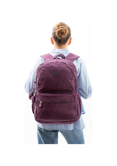 571 Collections Ultra Hafif Çok Cepli Sırt Çantası 571-2d Mor - Mor