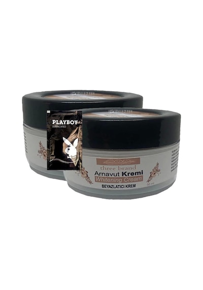 Arnavut Kremi 2x50 Ml Cilt Renk Açıcı Masaj Bakım Kremi 1 Adet Jel İle