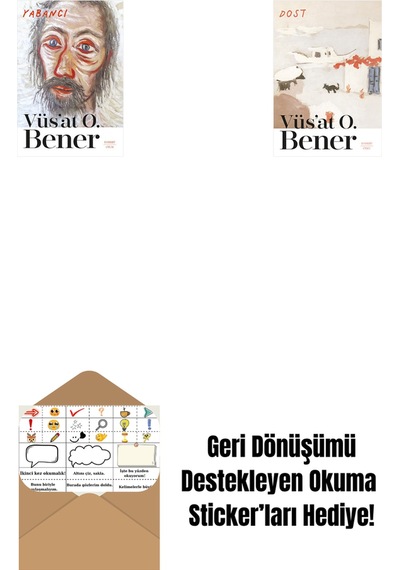 Yabancı + Dost + Okuma Sticker'ları
