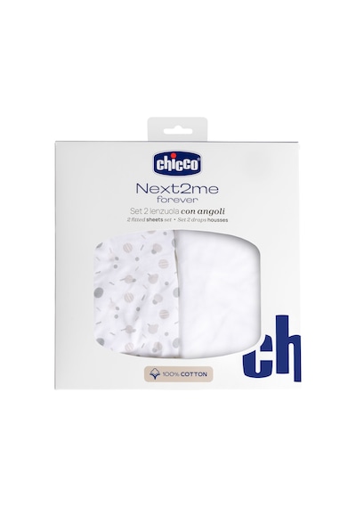 Chicco N2M Forever Pamuklu Çarşaf 2 Parça- Con 09101128210990