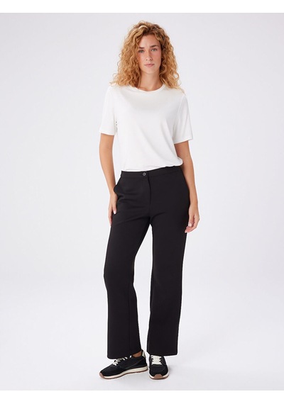 Faik Sönmez Relax Straight Fit Örme Pantolon W27pnt032 Uw27pnt03210 Siyah