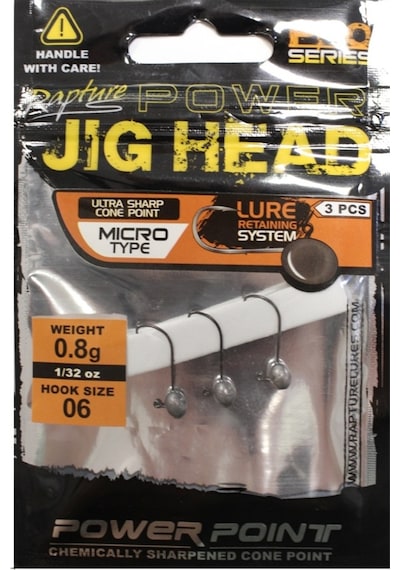 Rapture Power Serisi 2.5r (3 Adet) Zoka Jig Head