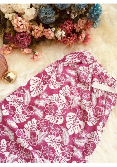 Cepsiz Pamuklu Yazlık Kadın Pijama Altı B13 Pembe