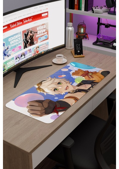 Bennett Genshin Impact Anime Gacha V4 - 70x30 Xl Gaming Mouse Pad Fare Altlığı