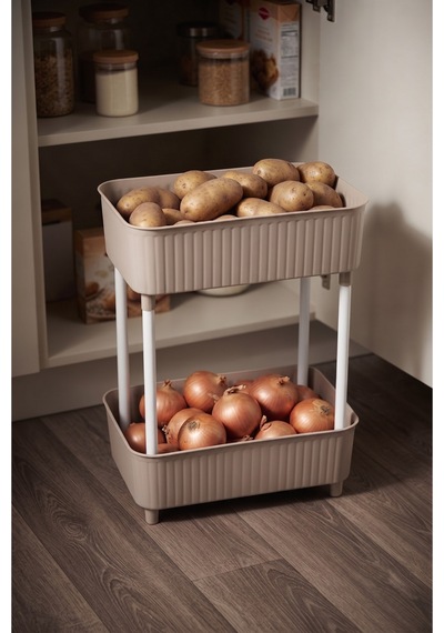 2 Katlı Plastik Düzenleyici Raf Cappuccino Mutfak Dolap İçi Raf Banyo Rafı Masa Altı Organizer Çok Amaçlı Saklama Düzenleyici 30x17,5x40,5 Cm Bej Bej 2 Katlı Plastik Düzenleyici Raf Cappuccino Mutfak Dolap İçi Raf Banyo Rafı Masa Altı Organizer Çok Amaçlı Saklama Düzenleyici 30x17,5x40,5 Cm Bej Bej