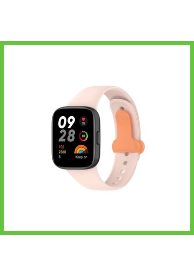 Bezos Redmi Watch 3 Origin Silikon Kordon - Pudra Dmc