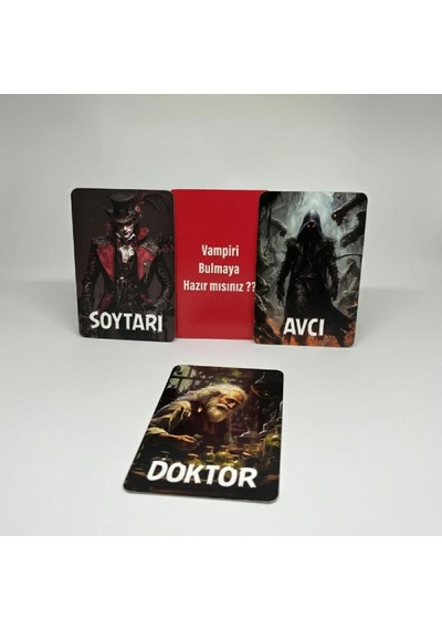 Vampir Köylü Blöf Kart Oyunu Sosyal Strateji Parti Oyunu