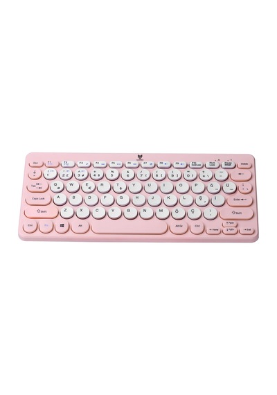 Blueforce Bt-k95 2,4ghz Wireless + Bluetooth Kablosuz Sessiz Klavye Pembe Çift Modlu Telefon Tablet Mac Uyumlu Sku: Smgstk4877fc9dab
