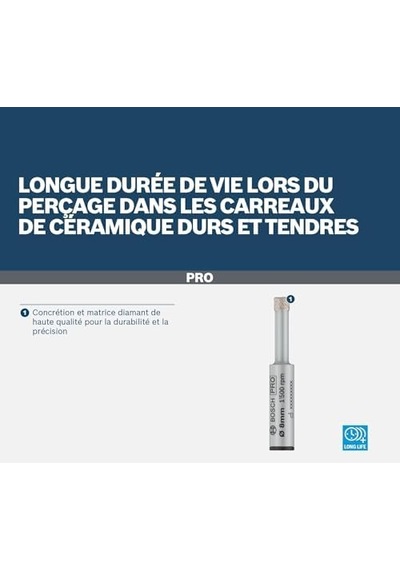 1x Döner Matkaplar İçin Pro Ceramic Dry Matkap Ucu, Silindirik Şaft Döşemeler, Sert Fayanslar, Ø 14 Mm, Professional Aksesuar Döner Matkap/vidalamalar 1x Döner Matkaplar İçin Pro Ceramic Dry Matkap Ucu, Silindirik Şaft Döşemeler, Sert Fayanslar, Ø 14 Mm, Professional Aksesuar Döner Matkap/vidalamalar