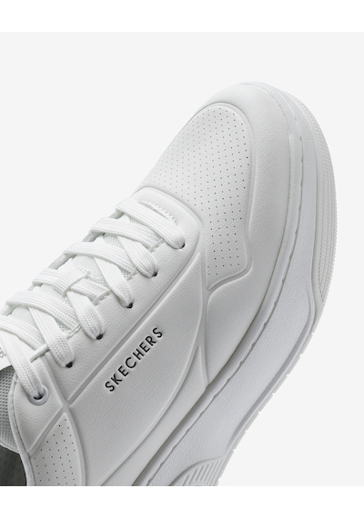 Skechers Uno Court Erkek Beyaz Sneakers 183145 Wht Beyaz
