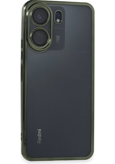 Xiaomi Redmi 13c Kılıf Razer Lensli Silikon - Yeşil