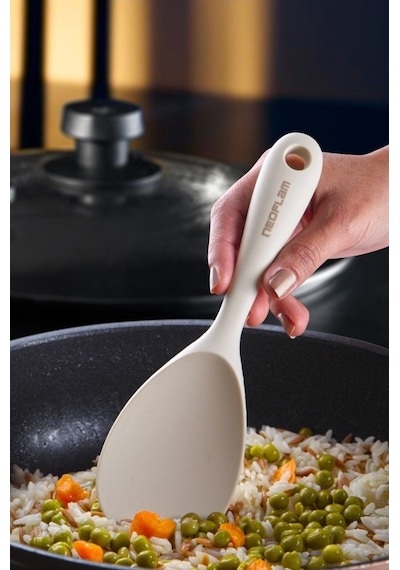 Neoflam Silikon Pilav Kaşığı Bej