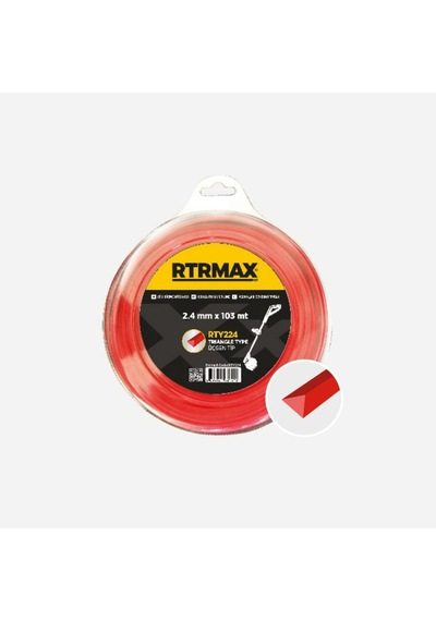 Rtrmax Rty230 Tırpan Misinası Kırmızı Üçgen 3.0 Mm 67 Metre