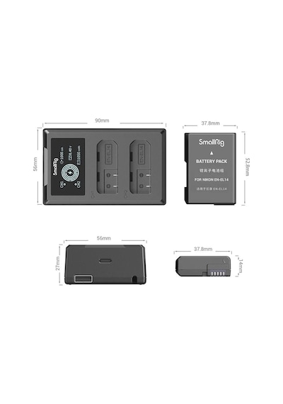 Smallrig 4082 En-el14 Çiftli Şarj Cihazı