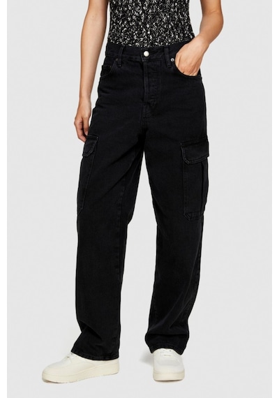 Sisley Recyle Koton Rahat Kalıp Denim Kargo Pantolon Kadın Lacivert T-shirt - 323a4lenle02v Sisley Recyle Koton Rahat Kalıp Denim Kargo Pantolon Kadın Lacivert T-shirt - 323a4lenle02v