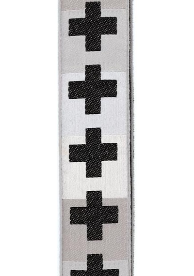 Planet Waves T20w1509 Woven Gitar Askısı - Checkered Crosses Aks
