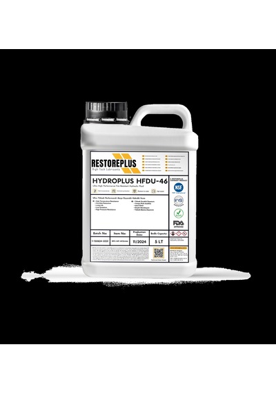 Restoreplus Hydroplus Hfdu-46 Ulra Yüksek Performanslı Ateşe Dayanıklı Hidrolik Sıvısı 5 L