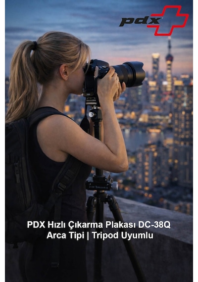 Pdx Hızlı Çıkarma Plakası Dc-38q Arca Tipi Tripod Uyumlu