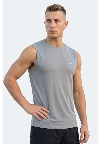 Slazenger Herofıt Erkek Kolsuz Gri Atlet