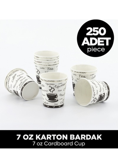7 Oz Karton Bardak - 250 Adet Diğer
