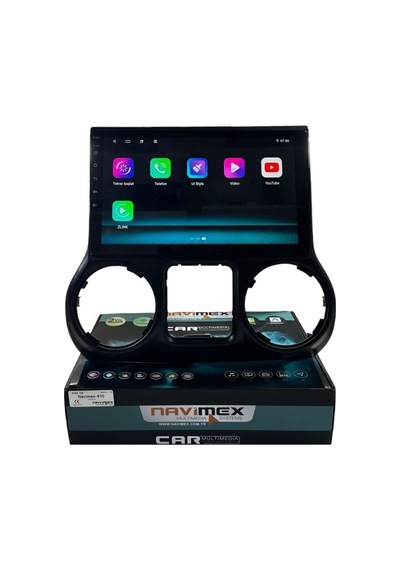 Jeep Wrangler - Rubıcon Navimex 6-64 Fanlı Profesyonel Oem Multimedia 10"