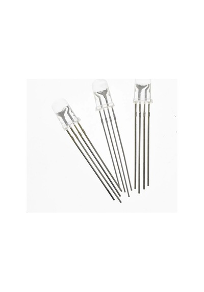 Rgb Led 5Mm Ortak Katot (100 Adet) Common Cathode Katod