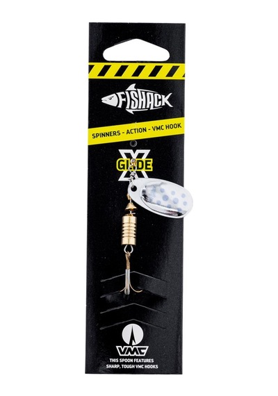 Döner Kaşık - Fishack Glidex - Silver Blue - 7g - No:3 - Alabalık/turna/levrek Olta Kaşığı