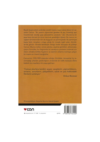 Günlükler 1935-1959 9789750764400