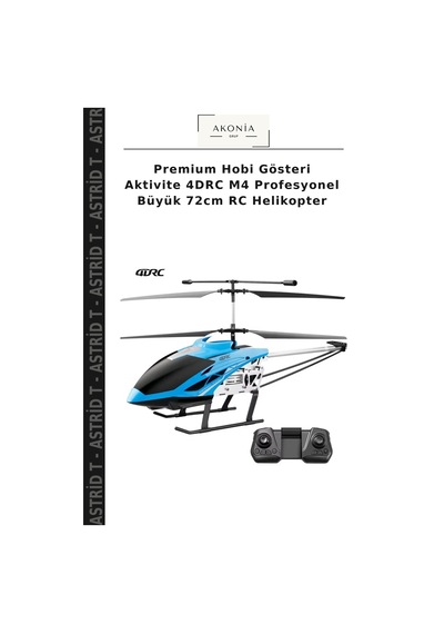 Premium Hobi Gösteri Aktivite 4drc M4 Profesyonel Büyük 72cm Rc Helikopter
