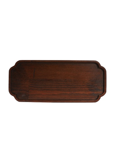 Akayev Ahşap 30x13 Cm Sunum Tabağı Kahverengi