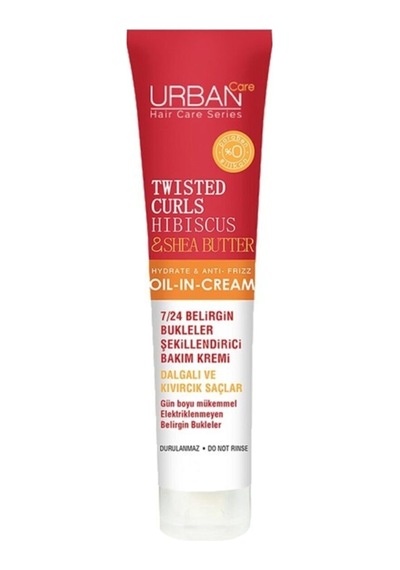 Twisted Curls Hibiscus & Shea Butter Durulanmayan Saç Bakım Kremi 175 Ml