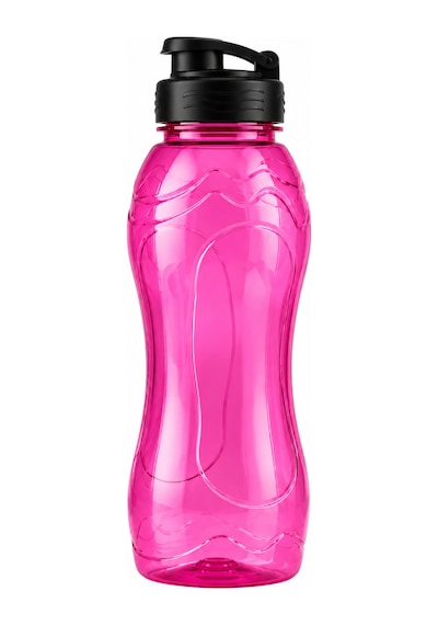 750 Ml Sert Plastik Su Matarası Kilitli Kapaklı, Bpa Free Su Şişesi 3 Renk Seçeneği İle Pembe