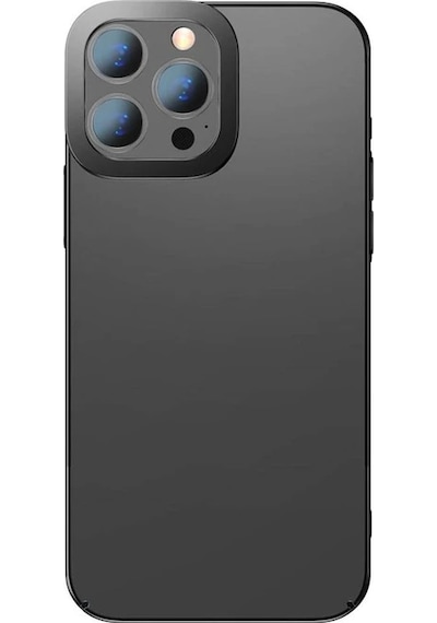 Baseus Glitter Apple iPhone Uyumlu 13 Pro Max 6.7inç Kılıf Renkli Kenar Şeffaf Silikon- 5775 Mavi
