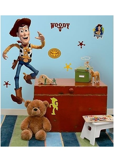Toy Story Duvar Çıkartması/duvar Dövmesi Woody 127 Cm Acı Kahve