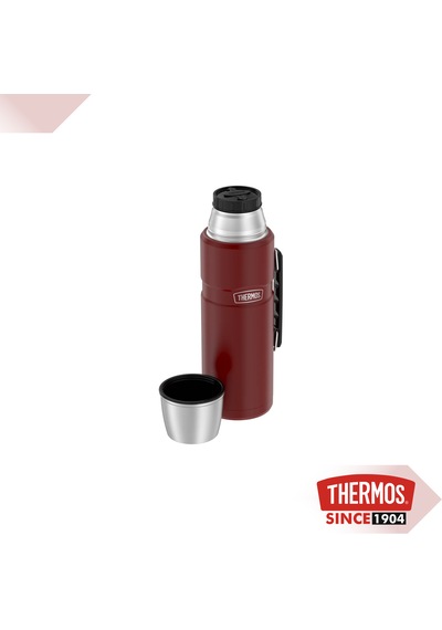 Thermos Sk2020 Stainless King X Large Paslanmaz Çelik Termos 2 Litre Kırmızı