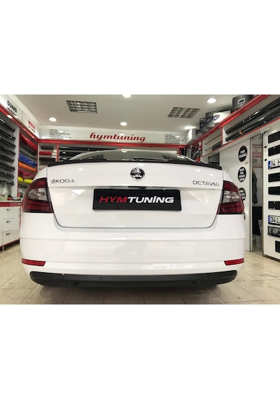 Skoda Octavia Votex Spoiler Piano Black Boyalı Spoyler Abs