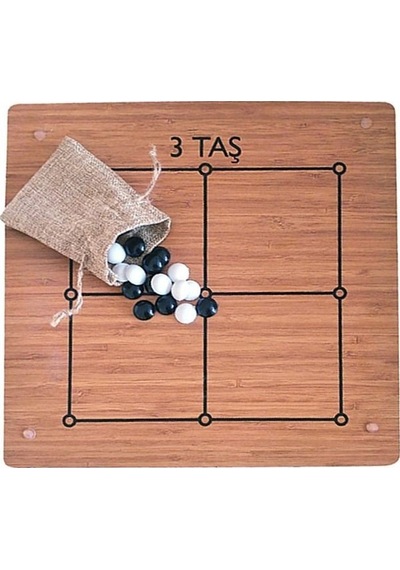 9 Taş 3 Taş Oyunu